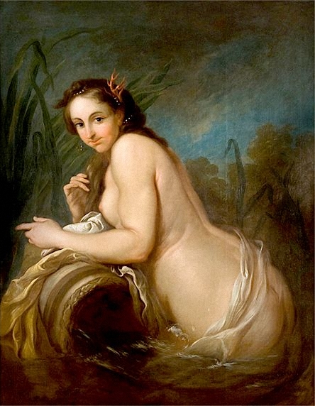 Personification Of Rhone And Saone Rivers by Charles Van Loo